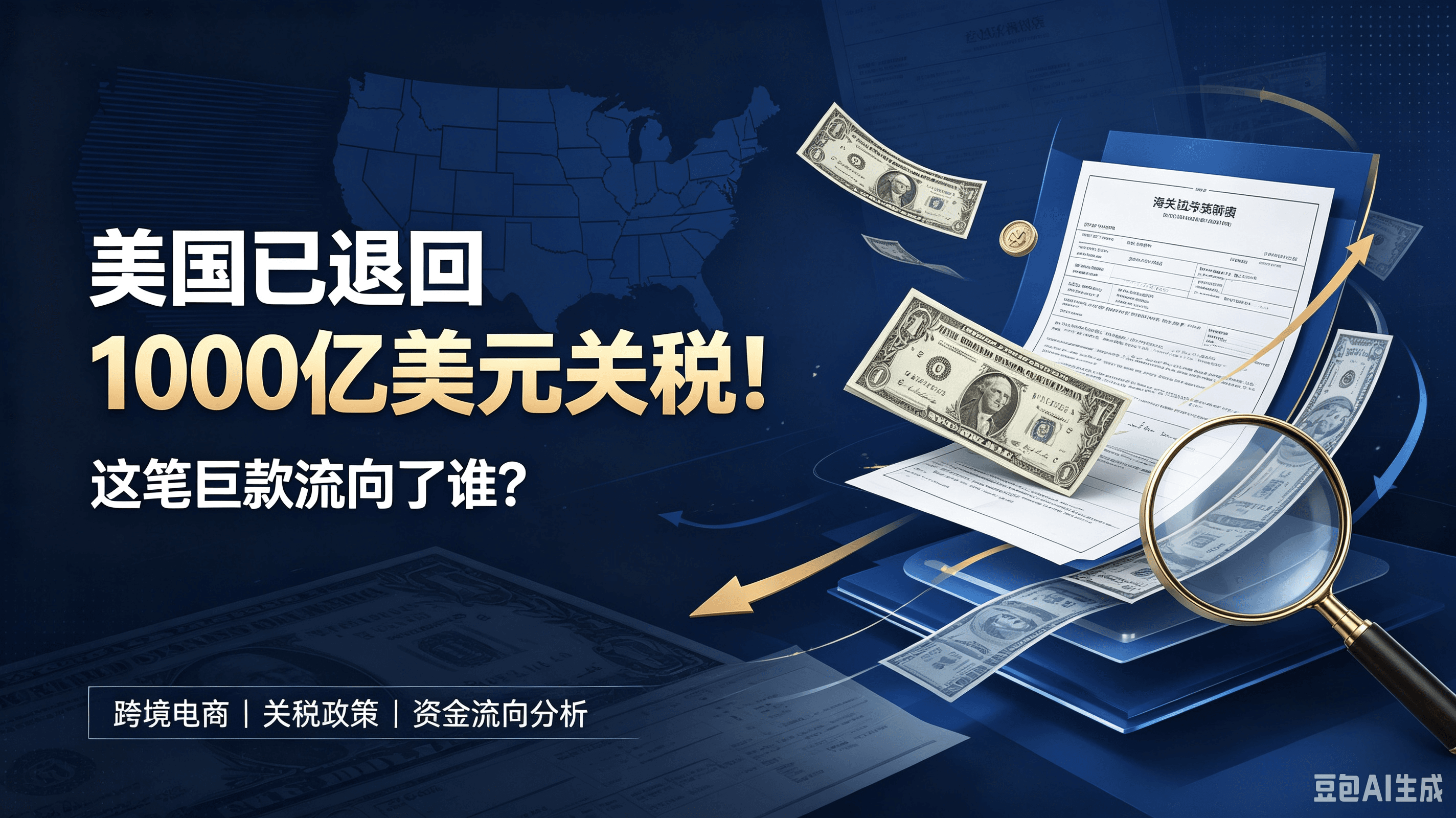 美国已退回1000亿美元关税！这笔巨款流向了谁？